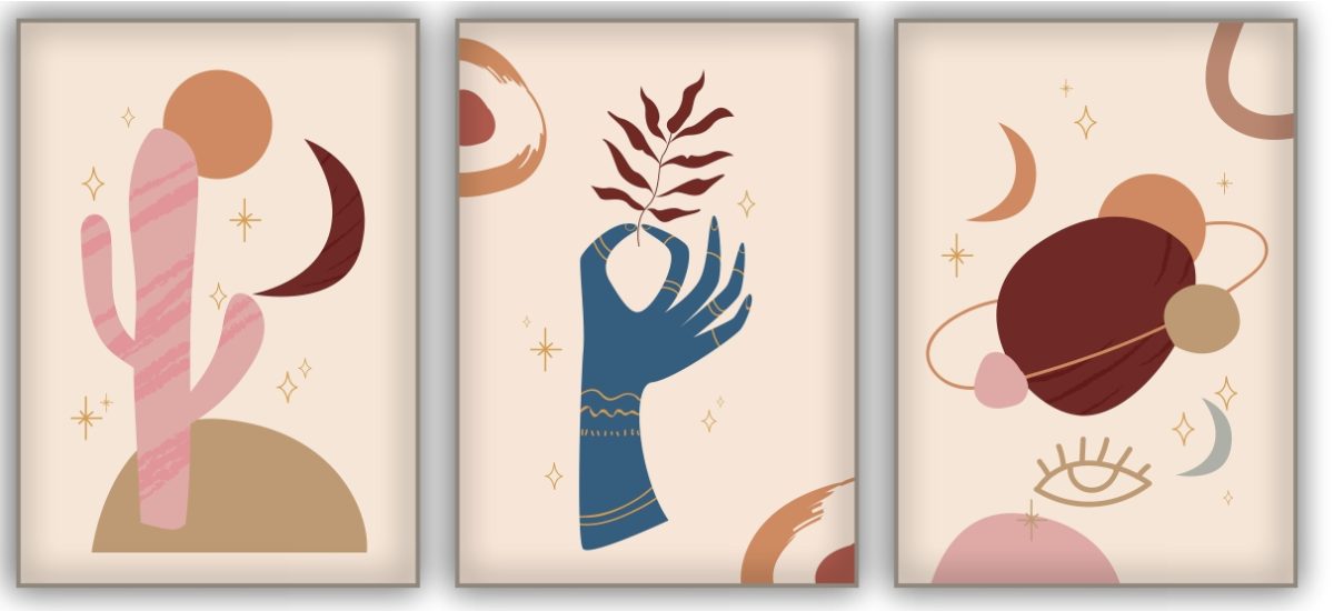 Jogo com 3 Quadros Decorativos Figurativos - Imagem 10