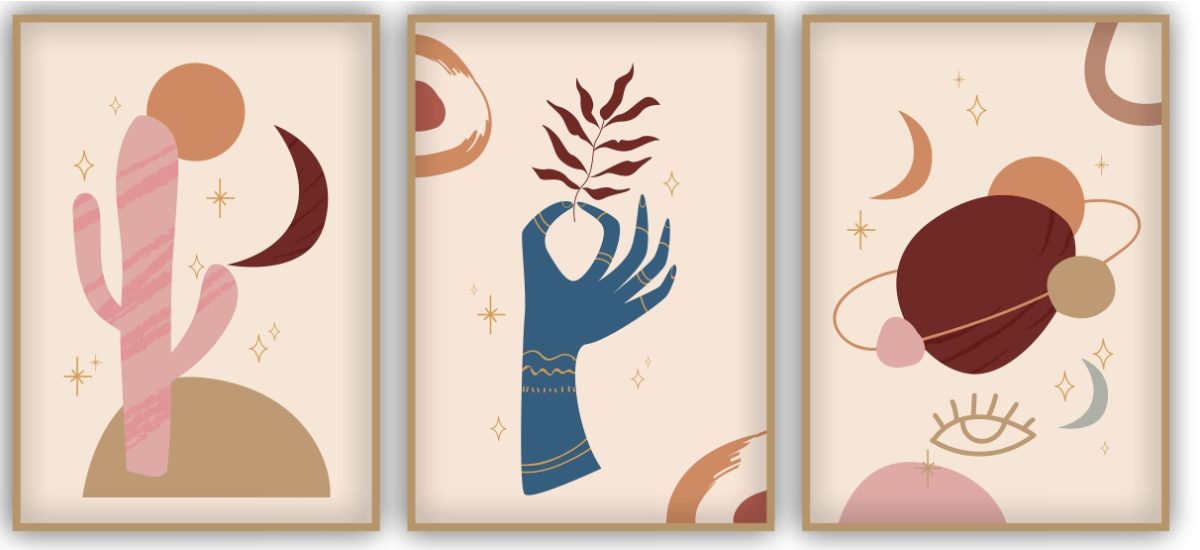Jogo com 3 Quadros Decorativos Figurativos - Imagem 13