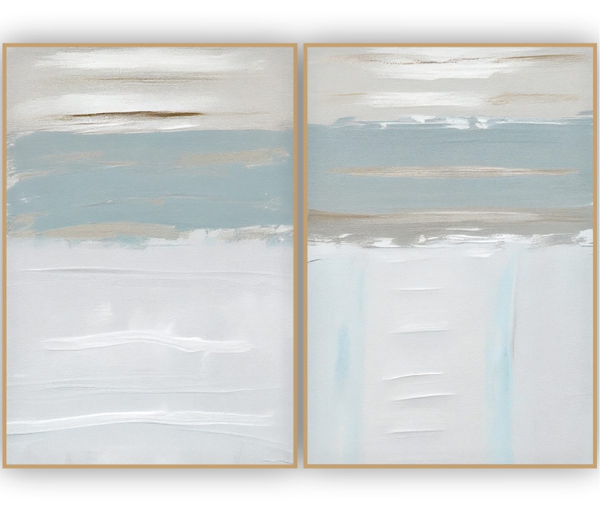 Jogo com 2 Quadros Decorativos Abstrato - Imagem 3
