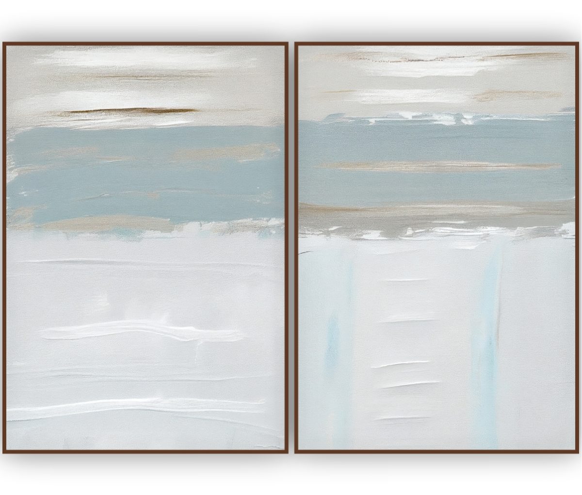 Jogo com 2 Quadros Decorativos Abstrato - Imagem 5