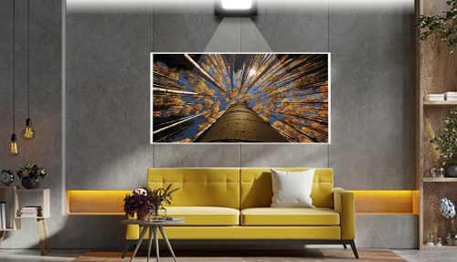 Quadro Decorativo Árvores Texturizadas