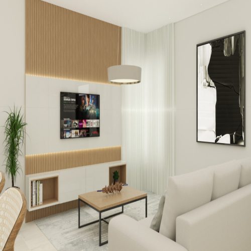 Quadro Decorativo Abstrato Preto e Branco