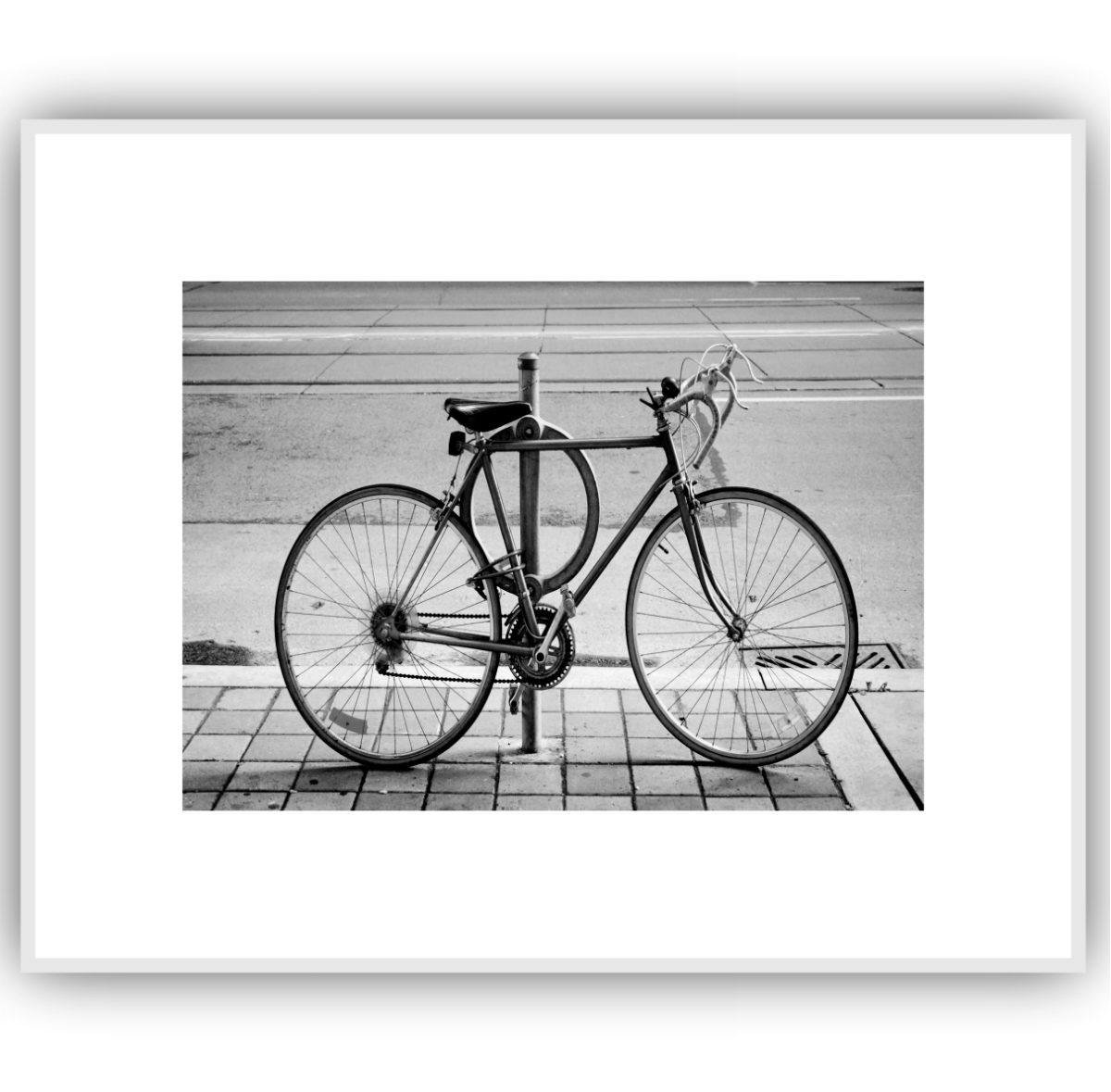 Quadro Decorativo Bicicleta Preto e Branco - Imagem 7
