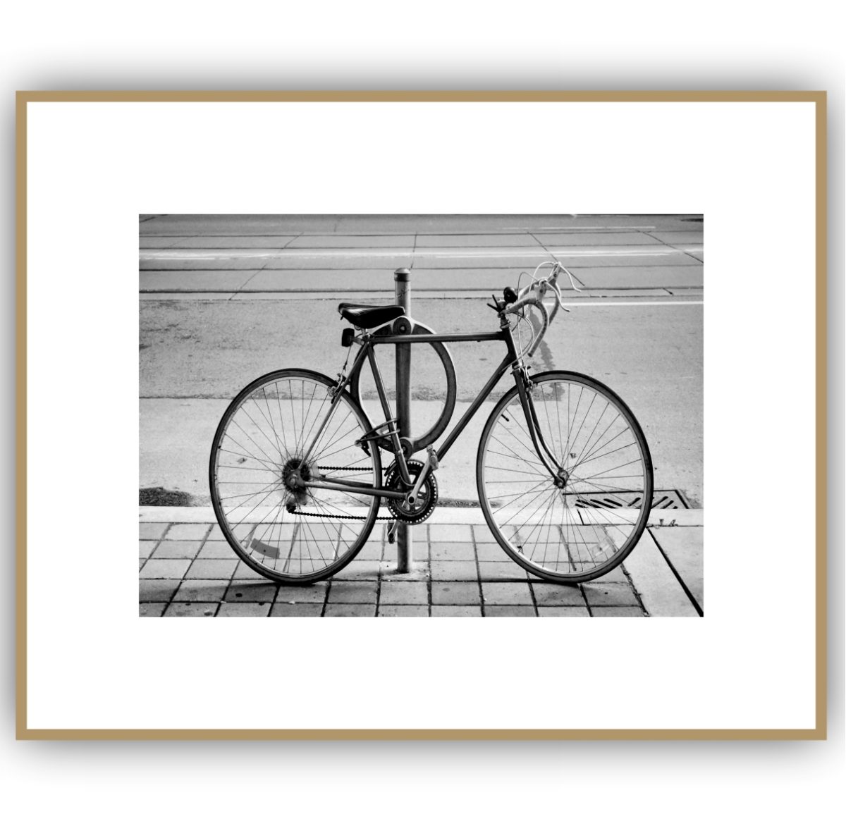 Quadro Decorativo Bicicleta Preto e Branco - Imagem 8