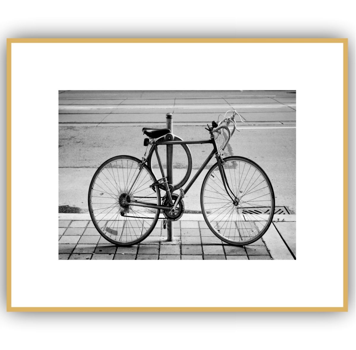 Quadro Decorativo Bicicleta Preto e Branco - Imagem 10