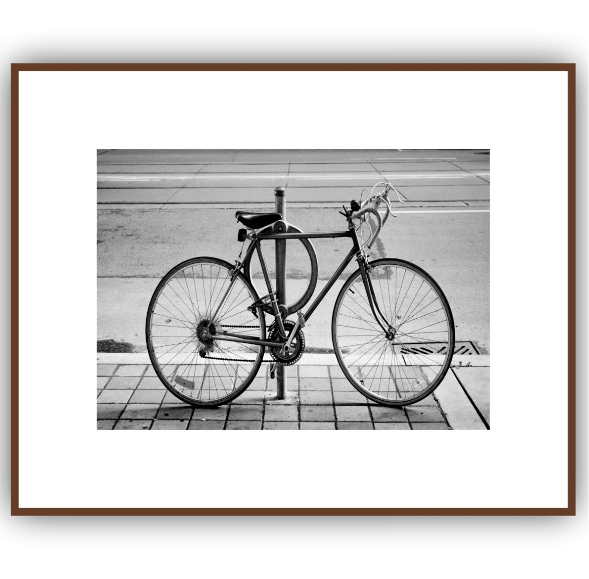 Quadro Decorativo Bicicleta Preto e Branco - Imagem 11