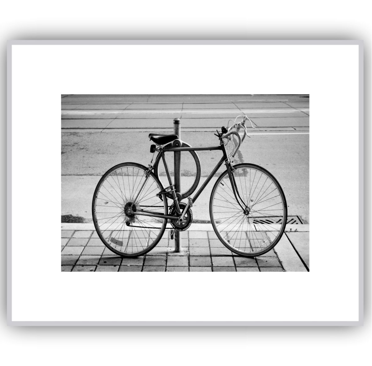 Quadro Decorativo Bicicleta Preto e Branco - Imagem 12