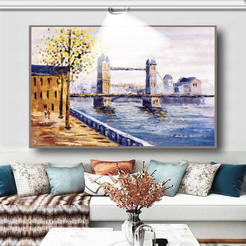 Quadro Decorativo Pintura Cidade