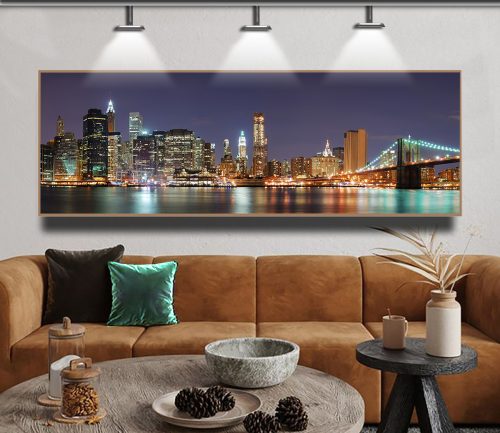 Quadro Decorativo Luzes Da Cidade
