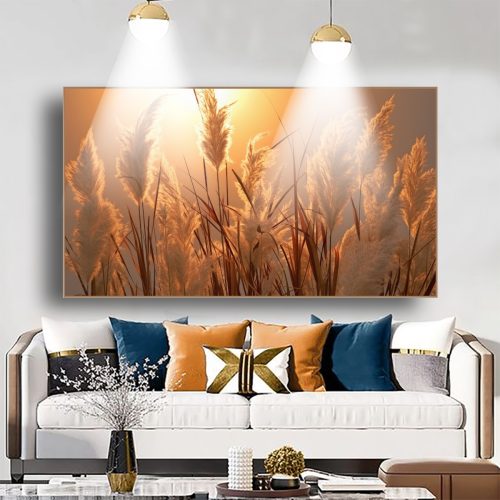 Quadro Decorativo Exclusivo Plantação de Trigo