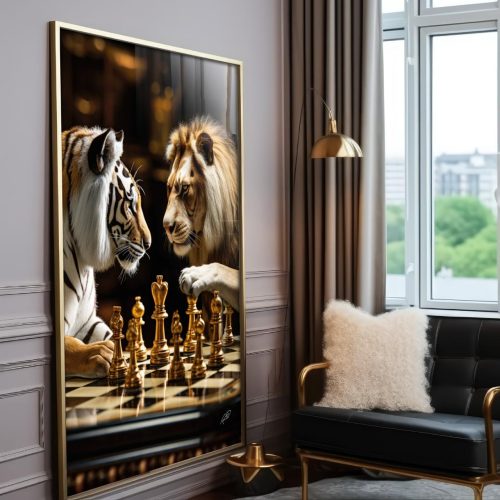 Quadro Decorativo Jogo das Feras