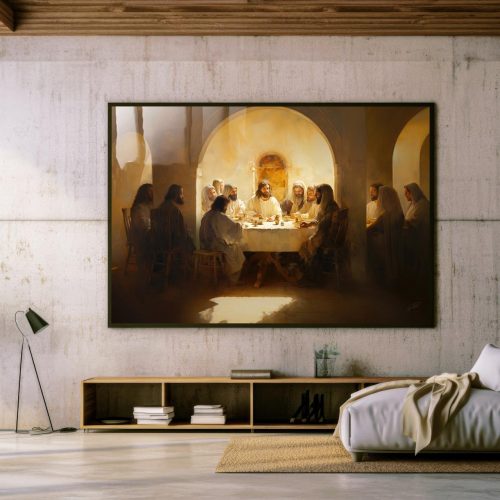 Quadro Decorativo Santa Ceia