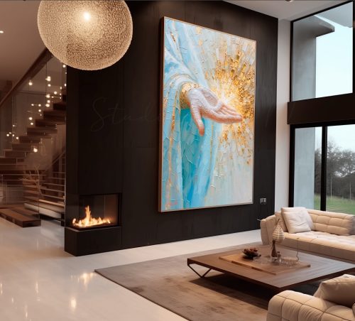 Quadro Decorativo Mão de Maria