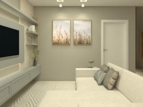 Jogo com 2 Quadros Decorativos Florais