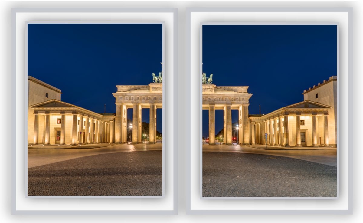 Jogo com 2 Quadros Decorativos Brandenburger Tor Berlim - Imagem 6