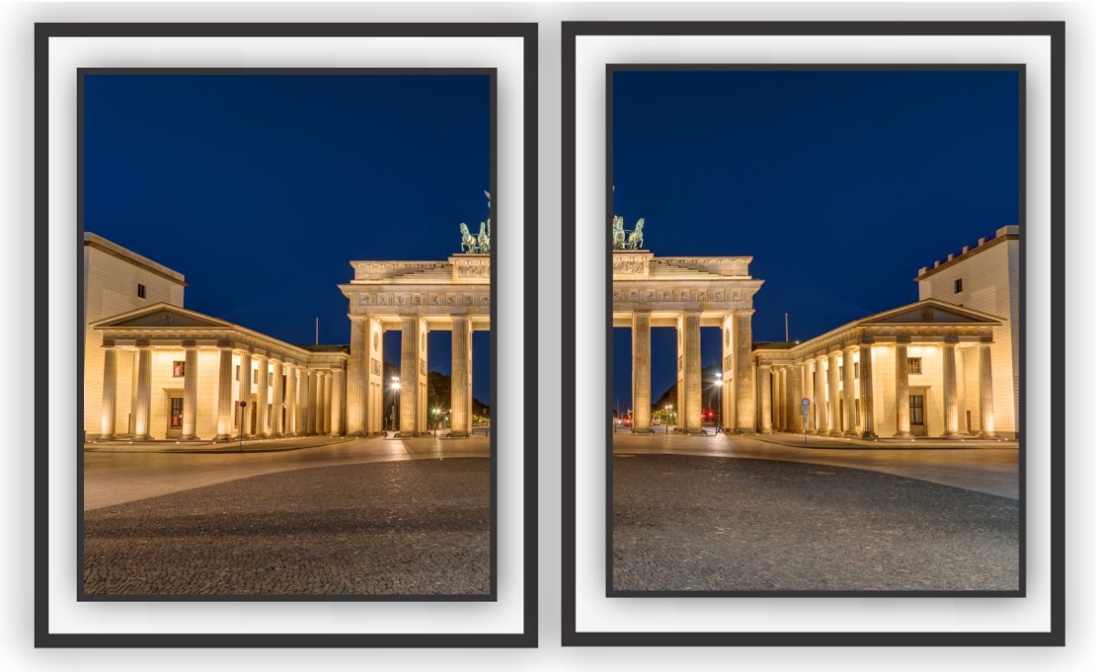 Jogo com 2 Quadros Decorativos Brandenburger Tor Berlim - Imagem 7