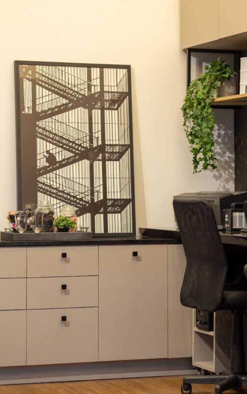 Quadro Decorativo Arquiteturas em Preto e Branco