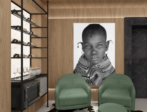 Quadro Decorativo Mulher Africana
