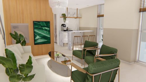 Quadro Decorativo Folhas