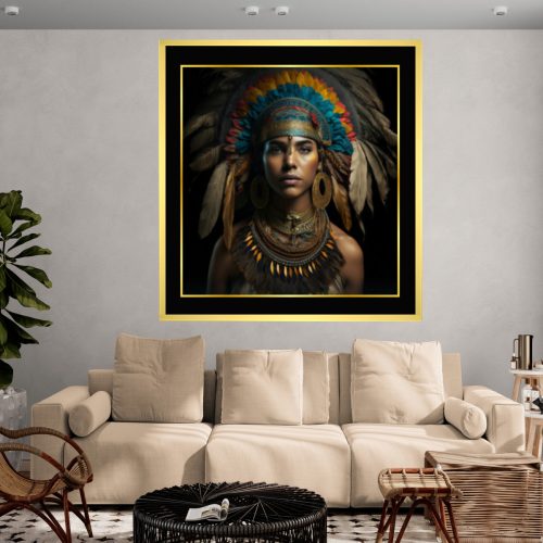 Quadro Decorativo Figurativo Índia