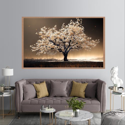 Quadro Decorativo Árvore com Flores