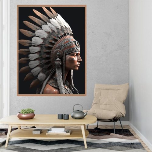 Quadro Decorativo Índio