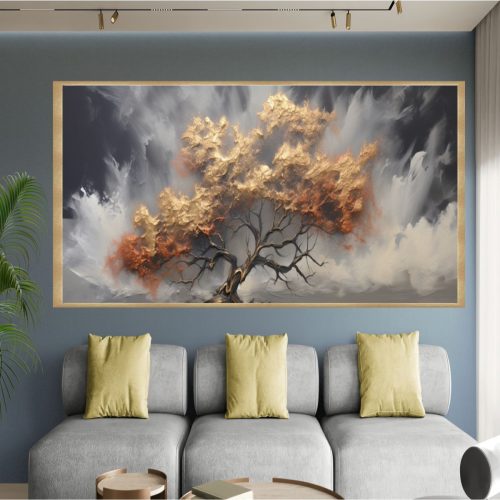 Quadro Decorativo Árvore Abstrata