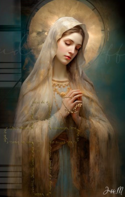 Quadro Decorativo Nossa Senhora em Oração