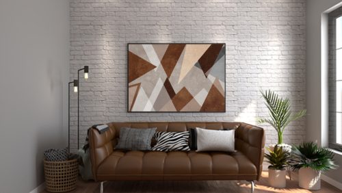 Quadro Decorativo Abstrato Geométrico