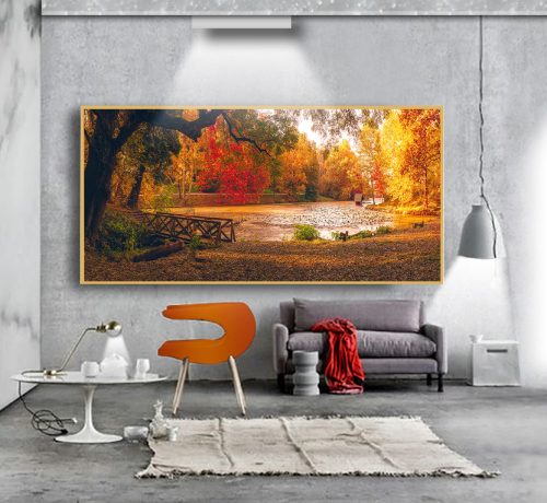 Quadro Decorativo Árvores no Outono