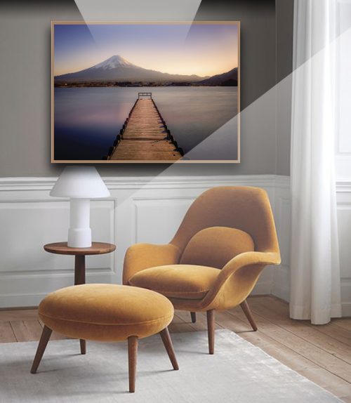 Quadro Decorativo Natureza Fotografia Paisagem com Montanhas