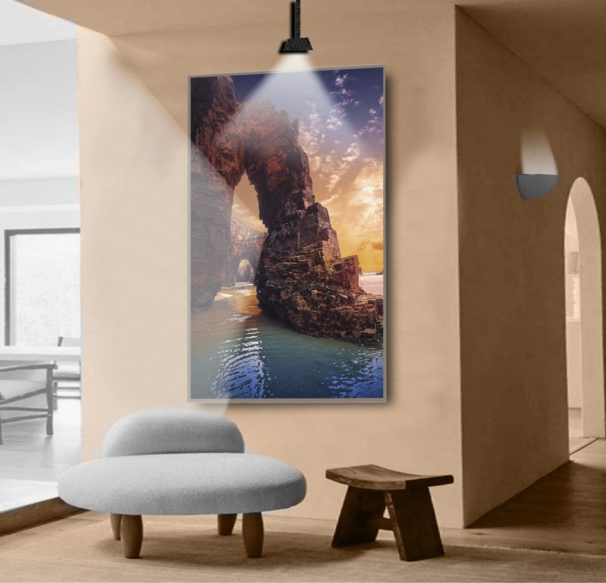 Quadro Decorativo Paisagem com Por do Sol - Imagem 11
