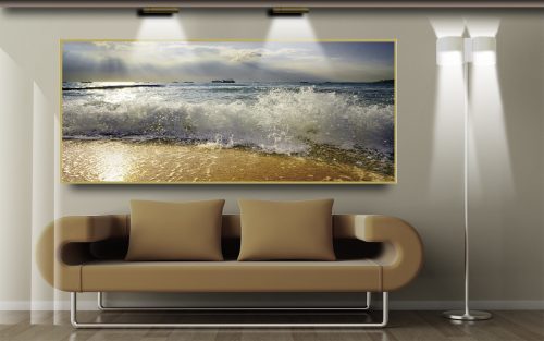 Quadro Decorativo Ondas do Mar