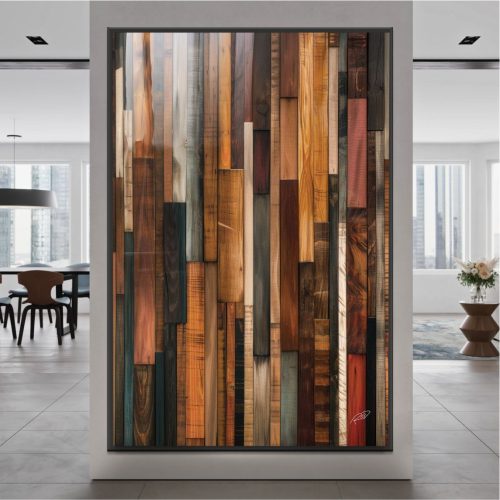 Quadro Decorativo Wood Wall